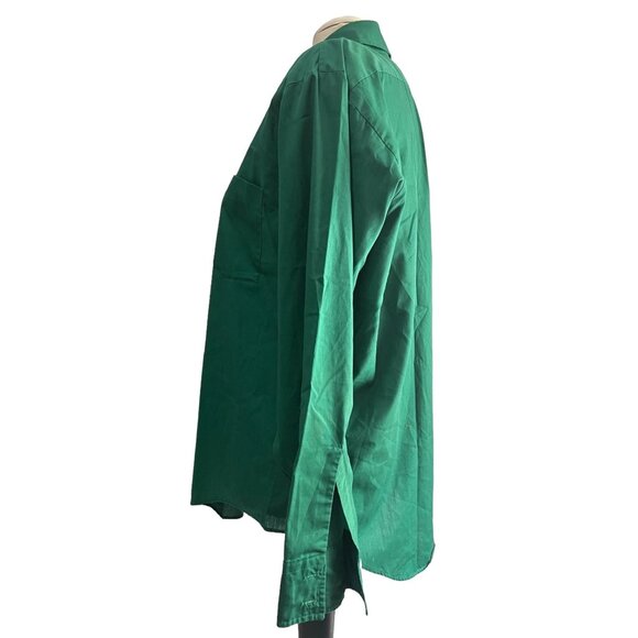 Manhattan Torque Vintage 70's Long Sleeve Collared Button Down Shirt Sz XL (Appx - Picture 6 of 7